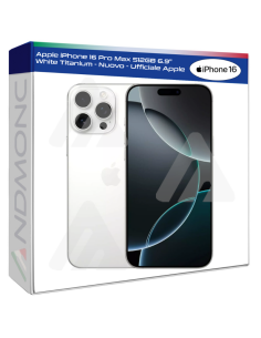 Apple iPhone 16 Pro Max 512GB 6.9" White Titanium - Nuovo...