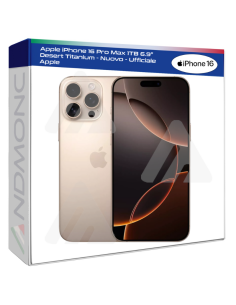 Apple iPhone 16 Pro Max 1TB 6.9" Desert Titanium - Nuovo...