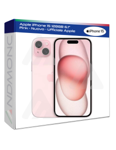 Apple iPhone 15 128GB 6.1" Pink - Nuovo - Ufficiale Apple