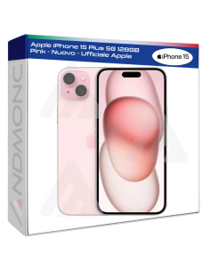 Apple iPhone 15 Plus 5G 128GB Pink - Nuovo - Ufficiale Apple