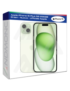 Apple iPhone 15 Plus 5G 256GB Green - Nuovo - Ufficiale...