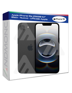 Apple iPhone 16e 256GB 6.1" Black - Nuovo - Ufficiale Apple