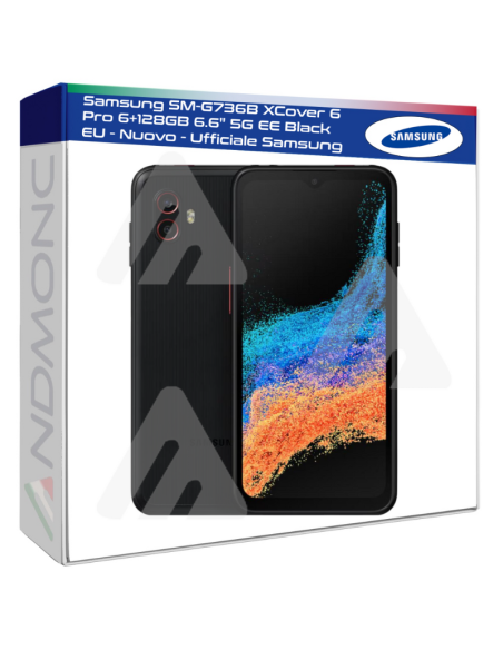 Samsung SM-G736B XCover 6 Pro 6+128GB 6.6" 5G EE Black EU - Nuovo - Ufficiale Samsung
