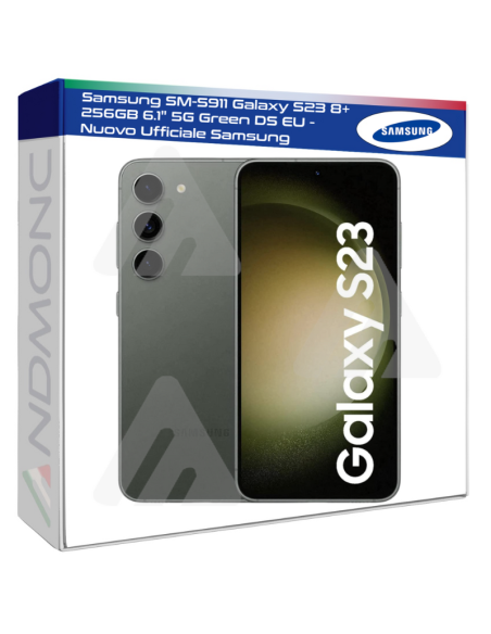 Samsung SM-S911 Galaxy S23 8+256GB 6.1" 5G Green DS EU - Nuovo Ufficiale Samsung