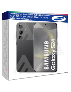 Samsung SM-S921 S24 8+128GB 6.2" 5G Onyx Black ITA -...