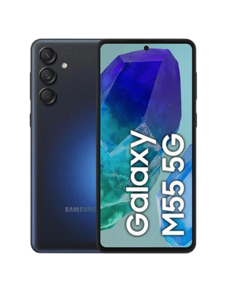 Samsung SM-M556 Galaxy M55 8+128GB 6,7" 5G Denim Black DS EU - Nuovo - Ufficiale Samsung