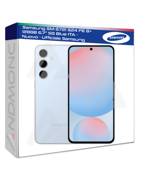 Samsung SM-S721 S24 FE 8+128GB 6.7" 5G Blue ITA - Nuovo - Ufficiale Samsung