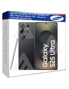 Samsung S25 Ultra 12+512GB 6.9" 5G Titanium Black ITA -...