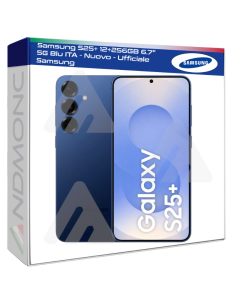 Samsung S25+ 12+256GB 6.7" 5G Blu ITA - Nuovo - Ufficiale...
