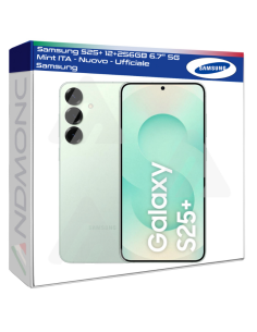 Samsung S25+ 12+256GB 6.7" 5G Mint ITA - Nuovo -...