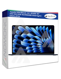 Apple MacBook Air 2025 15" M4 10C/10G 16/256GB Midnight...