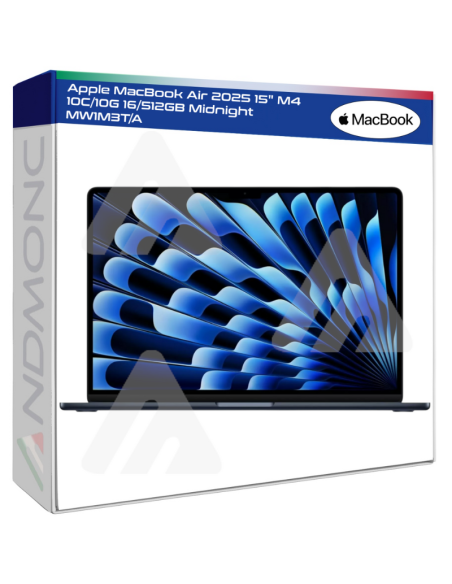 Apple MacBook Air 2025 15" M4 10C/10G 16/512GB Midnight MW1M3T/A