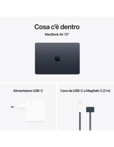 Apple MacBook Air 2025 13" M4 10C/10G 24/512GB Midnight MC6C4T/A