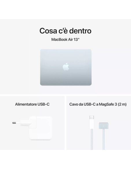 Apple MacBook Air 2025 13" M4 10C/8G 16/256GB Sky Blue MC6T4T/A