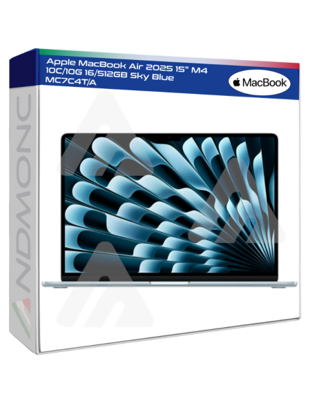 Apple MacBook Air 2025 15" M4 10C/10G 16/512GB Sky Blue MC7C4T/A