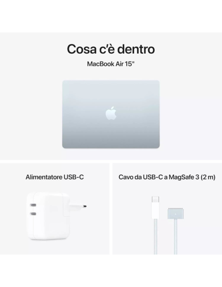 Apple MacBook Air 2025 15" M4 10C/10G 16/512GB Sky Blue MC7C4T/A