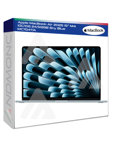 Apple MacBook Air 2025 15" M4 10C/10G 24/512GB Sky Blue MC7D4T/A