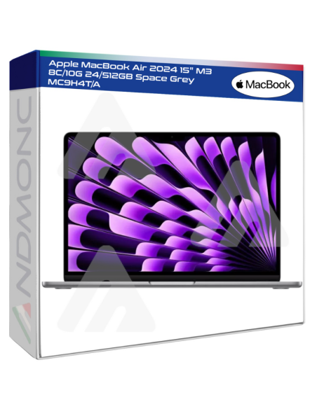 Apple MacBook Air 2024 15" M3 8C/10G 24/512GB Space Grey MC9H4T/A