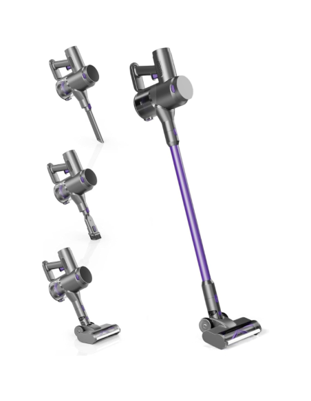 Aspirapolvere Senza Fili, Elettrica Leggera, 2in1 per la Pulizia di Fessure e Multi-Superfici con Display LED 250W