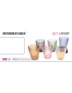 Set da 6 Bicchieri in Vetro 28cl - Bavaria 2