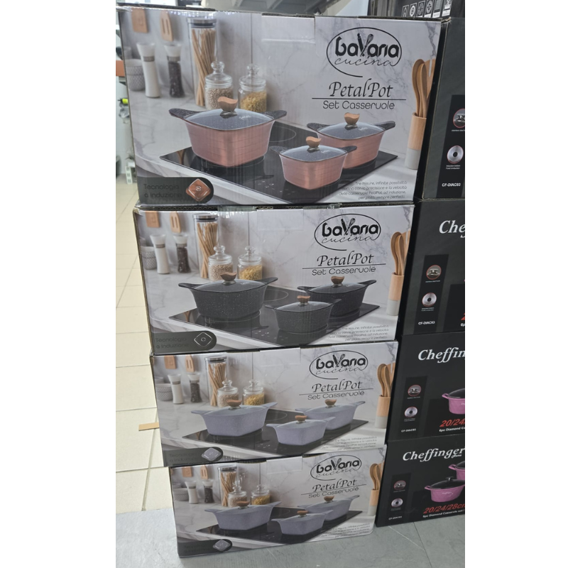 6pz. Casseruole ad Induzione Bavaria