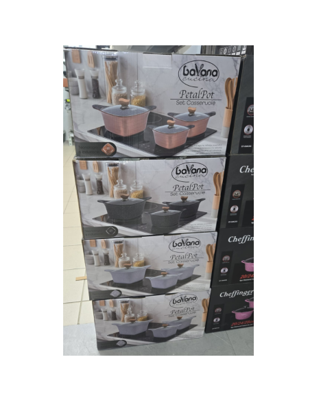 6pz. Casseruole ad Induzione Bavaria