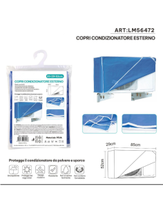 Copri condizionatore esterno 85x29x52cm 2