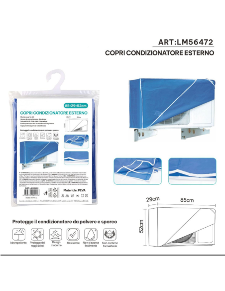 Copri condizionatore esterno 85x29x52cm