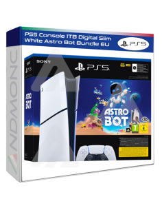 PS5 Console 1TB Digital Slim White Astro Bot Bundle EU