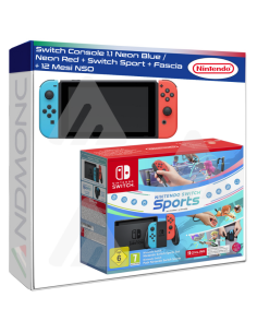 Switch Console 1.1 Neon Blue - Neon Red + Switch Sport +...