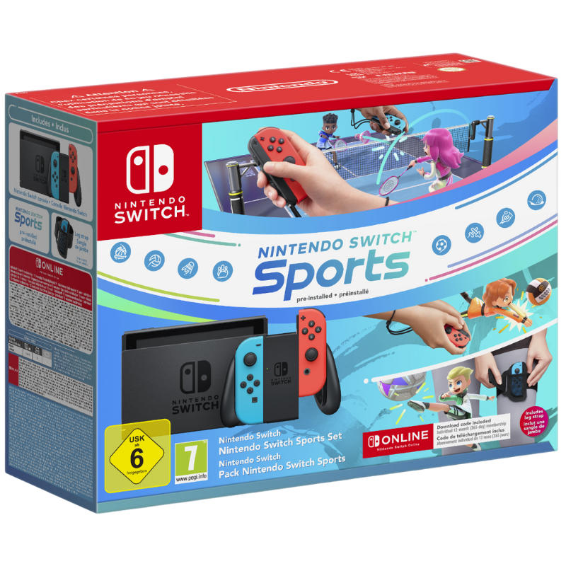 Switch Console 1.1 Neon Blue - Neon Red +...