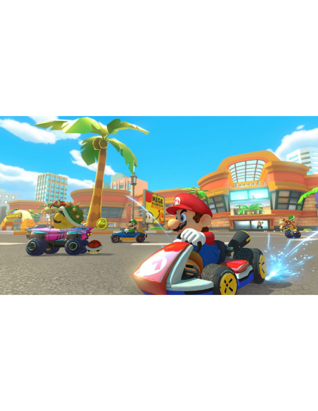 Switch Console OLED White + Mario Kart 8 Deluxe Preinstallato + 12 Mesi Nintendo Switch Online