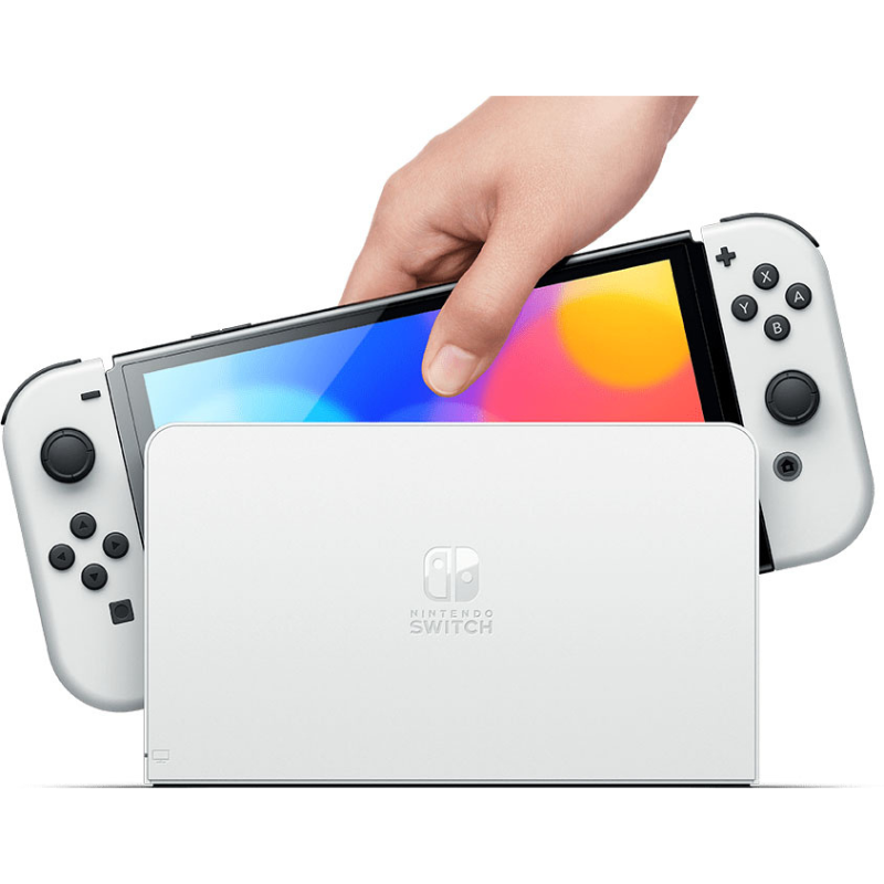 Switch Console OLED White + Mario Kart 8 Deluxe...