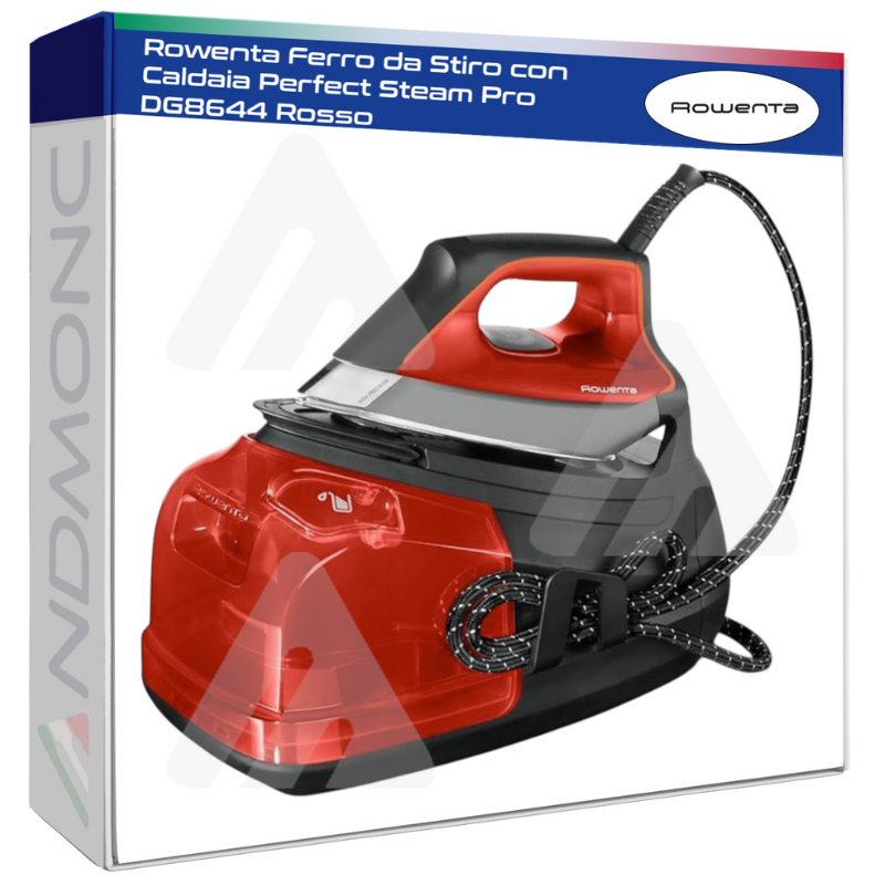 Rowenta Ferro da Stiro con Caldaia Perfect Steam Pro DG8644 Rosso