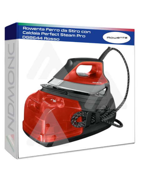 Rowenta Ferro da Stiro con Caldaia Perfect Steam Pro DG8644 Rosso