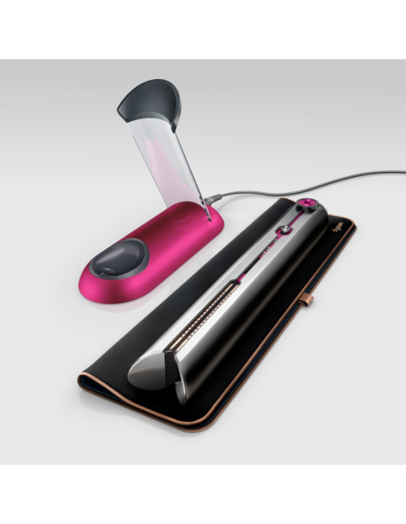Dyson Piastra Capelli Senza Filo Corrale Nero-nichelfucsia