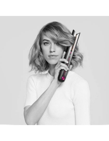 Dyson Piastra Capelli Senza Filo Corrale Nero-nichelfucsia