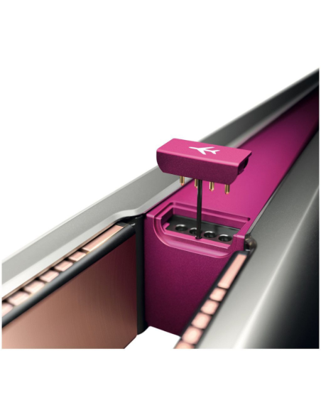 Dyson Piastra Capelli Senza Filo Corrale Nero-nichelfucsia