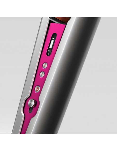 Dyson Piastra Capelli Senza Filo Corrale Nero-nichelfucsia