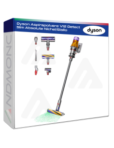 Dyson Aspirapolvere V12 Detect Slim Absolute Nichel/Giallo