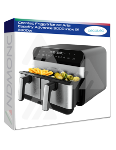 Cecotec Friggitrice ad Aria Cecofry Advance 9000 Inox 9l...