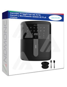 Cecotec Friggitrice ad Aria Cecofry Bombastik 6000 6l...