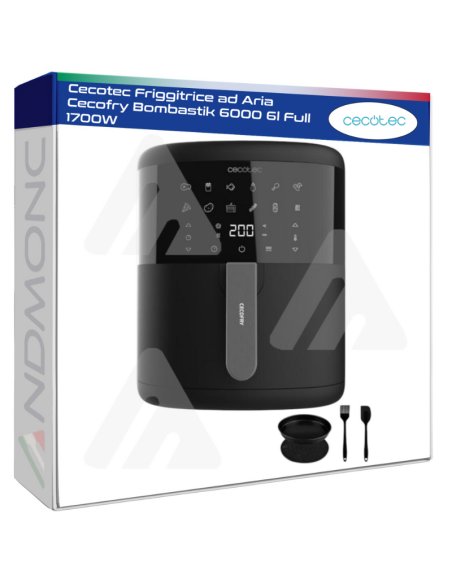 Cecotec Friggitrice ad Aria Cecofry Bombastik 6000 6l Full 1700W