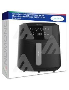 Friggitrice ad Aria Cecofry Absolute 7600. Air Fryer 2000...