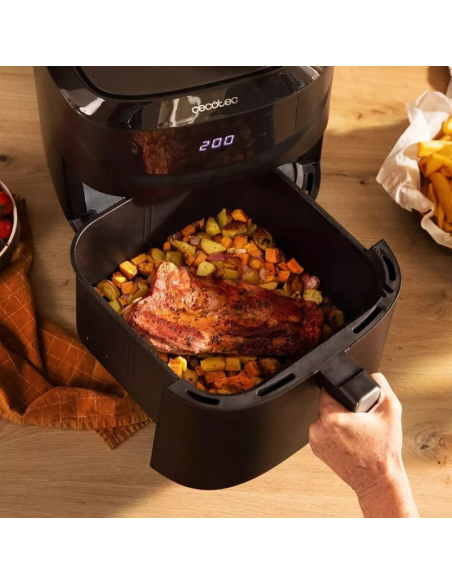 Friggitrice ad Aria Cecofry Absolute 7600. Air Fryer 2000 W, Capacità 7,6 L, Dig