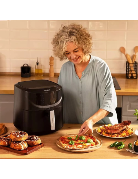 Friggitrice ad Aria Cecofry Absolute 7600. Air Fryer 2000 W, Capacità 7,6 L, Dig