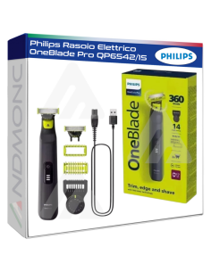 Philips Rasoio Elettrico OneBlade Pro QP6542/15