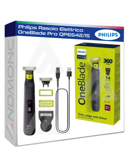 Philips Rasoio Elettrico OneBlade Pro QP6542/15