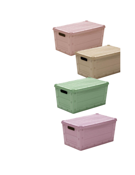 Cassetta in Plastica, cassettiera vari Colori 26x15x12cm