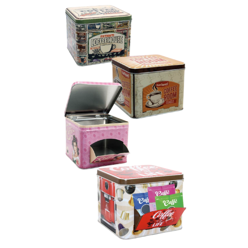 Contenitore Porta cialde, capsule caffè 15x15x12cm